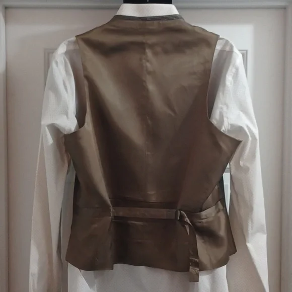 Classic Custom Men's Plaid Gray 3-Piece Suit, 42L / 36W x 32L - Picture 14 of 16